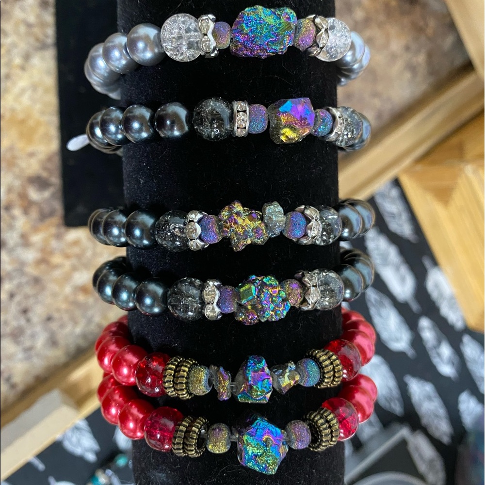 Rainbow Titanium bracelets